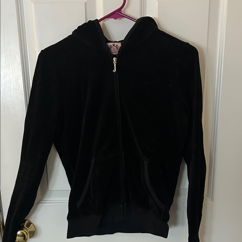 Juicy Couture Black Velour Jacket